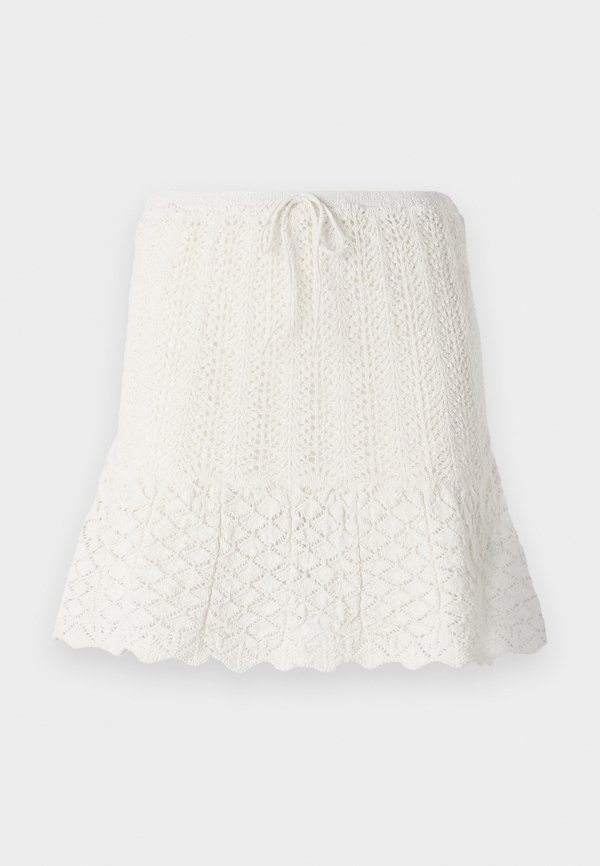 ONLLOXY STRUCTURE  - Mini skirt - ecru2