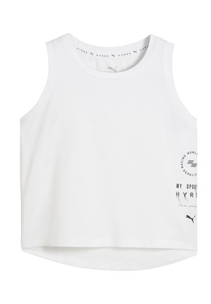 HYROX CLOUDSPUN THERMOADAPT CROP  - Top - white