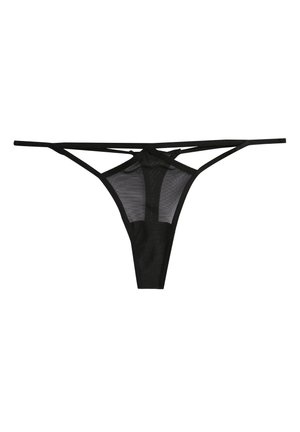 MEDIUM RISE STRING - G-strenge - black