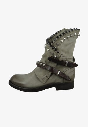 A.S.98 Bottines de cowboy / motard - cenere