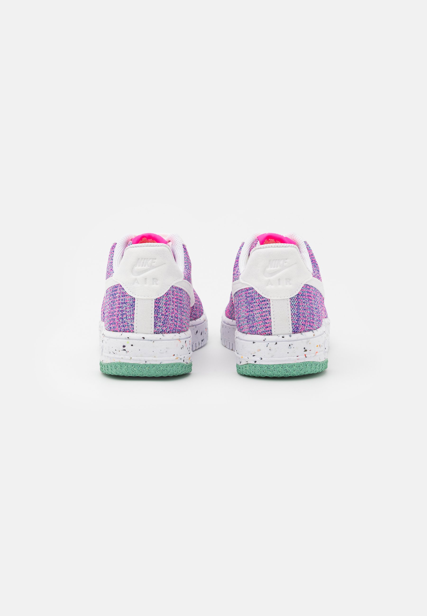 Nike Sportswear AIR FORCE 1 CRATER - Zapatillas - fuchsia glow/white/pink  blast/green glow/lila - Zalando.es