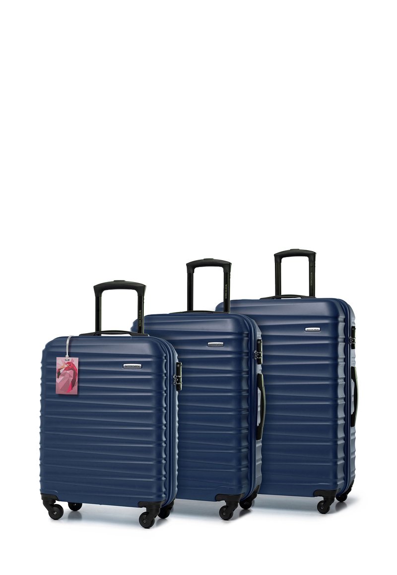 WITTCHEN LUGGAGE SET WITH TAG FROM ABS - Kofferset - dark blue