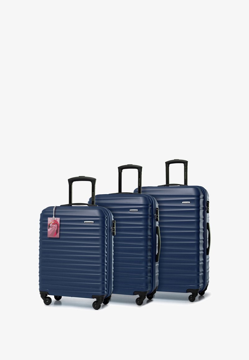 WITTCHEN LUGGAGE SET WITH TAG FROM ABS - Kofferset - dark blue