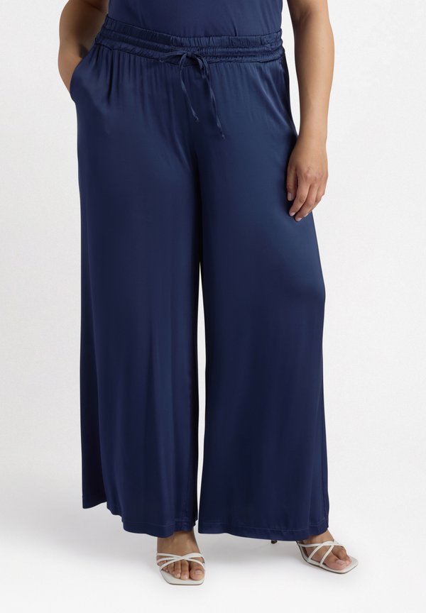 PALAZZO - Stoffhose - blu