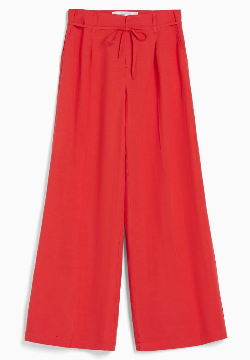 Bershka Broek koraalrood Bershka Broek koraalrood