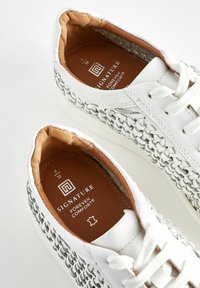 Next SIGNATURE WEAVE LACE-UP REGULAR FIT - Sneakers - white