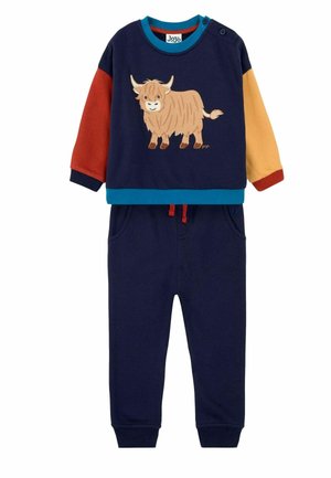 HIGHLAND COW APPLIQUE  SET REGULAR FIT - Sweatshirt - navy