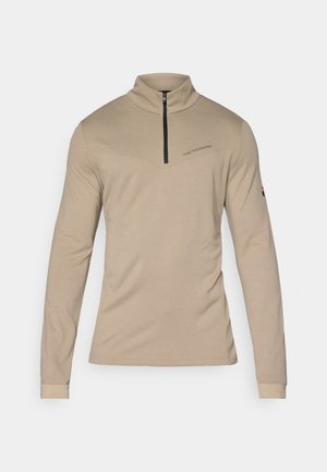Peak Performance CHASE HALF ZIP - Long sleeved top - avid beige