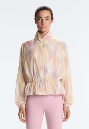 OYSHO, TIE-DYE TRACK JACKET - Veste légère - butter yellow