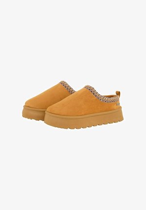 TOM TAILOR LICENCE - Pantofole - cognac
