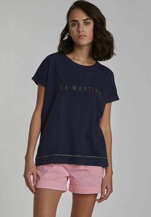 TINA - Print T-shirt - navy