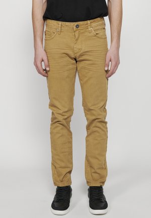 REGULAR FIT - Straight leg jeans - tostado   toasted brown