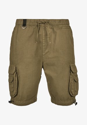 Kaširane cargo kratke hlače izrađene od lagane tkanine. Imaju više bočnih džepova, podesiv struk i pertlu za sigurnije prilagođavanje.