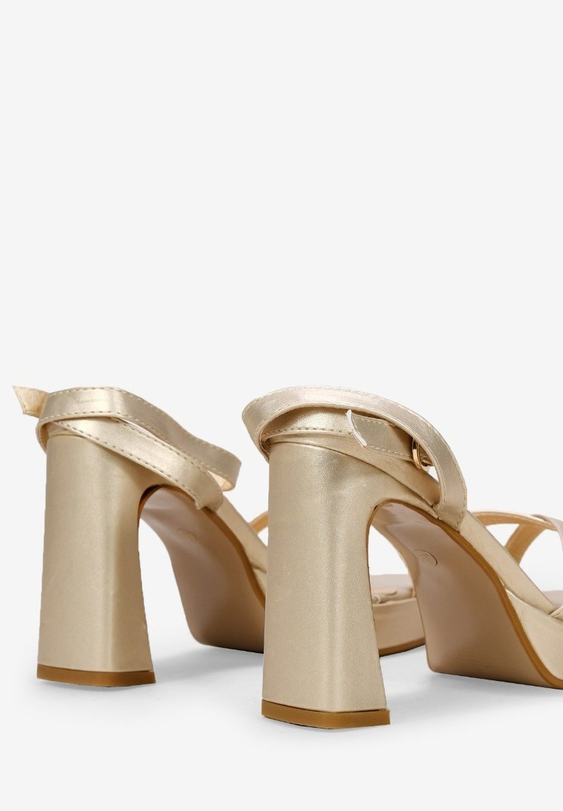 Bosanova CON TACÓN Sandalias de tacón oro/dorado