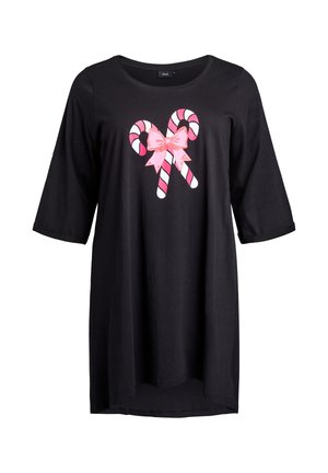 AUS MIT WEIHNACHTSMOTIV - Naktiniai marškinėliai - black cone