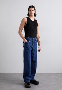 GmbH WORKWEAR TROUSERS - Relaxed fit jeans - indigo