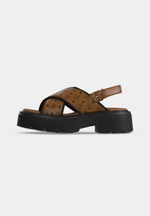 MCM, VISETOS - Sandals - cognac