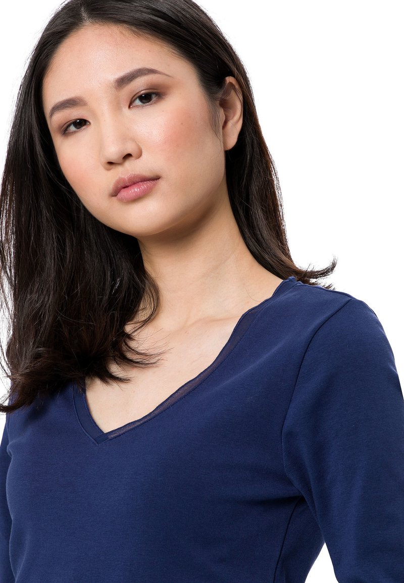 Damen T-Shirts | zero Langarmshirt blue ink/blau - MU64146 Damen T-Shirts | zero Langarmshirt blue ink/blau - MU64146