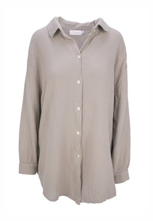 Seasons of April SUSIE MUSSELIN OVERSIZED - Chemisier - taupe