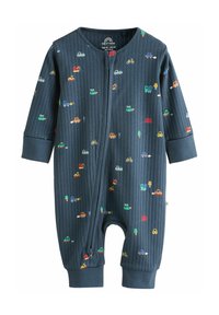 Next REGULAR FIT - TRANSPORT TWO WAY ZIP FOOTLESS 4 PACK - Pyjama - blue