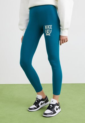 Leggings - mottled teal