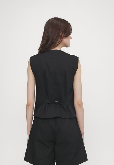 Faithfull the brand DELFINA VEST - Smanicato - black