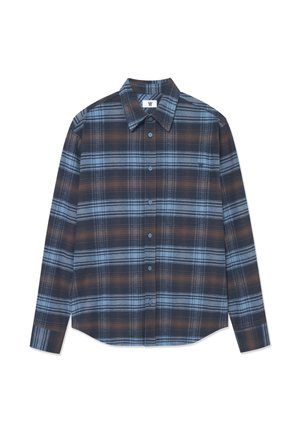 DOUBLE A BY W.W. COOPER - Shirt - bluefin check