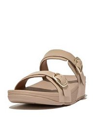FitFlop LULU ADJUSTABLE SLIDE - Muiltjes - beige