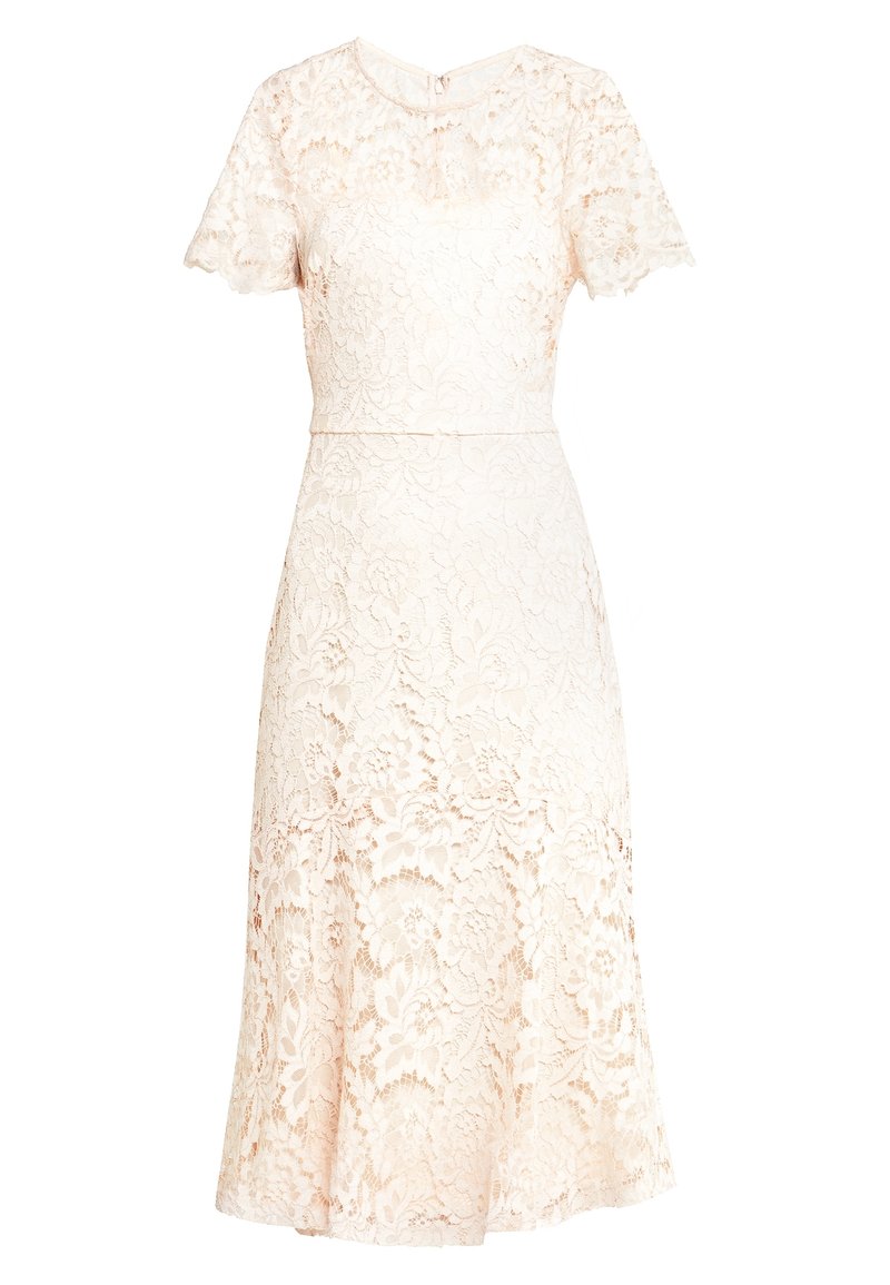 white lace dress floor length Zapakasa Women White Lace Off The Shoulder Boho Maxi Dress with Sash Long  Sleeves Two Piece Bridal Shower Dress main image 0
