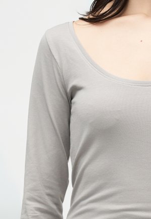 2 PACK - Camiseta de manga larga - gray/coffee bean