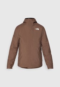 CARTO TRICLIMATE JACKET - Chaqueta softshell - smokey brown/black