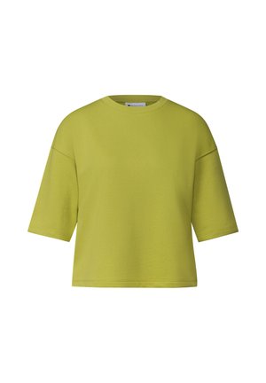 Street One, KURZARM SWEATSHIRT MIT RUNDHALS - T-shirt basique - apple lime