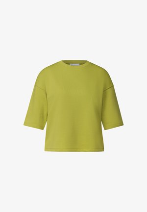 Street One, KURZARM SWEATSHIRT MIT RUNDHALS - T-shirt basique - apple lime
