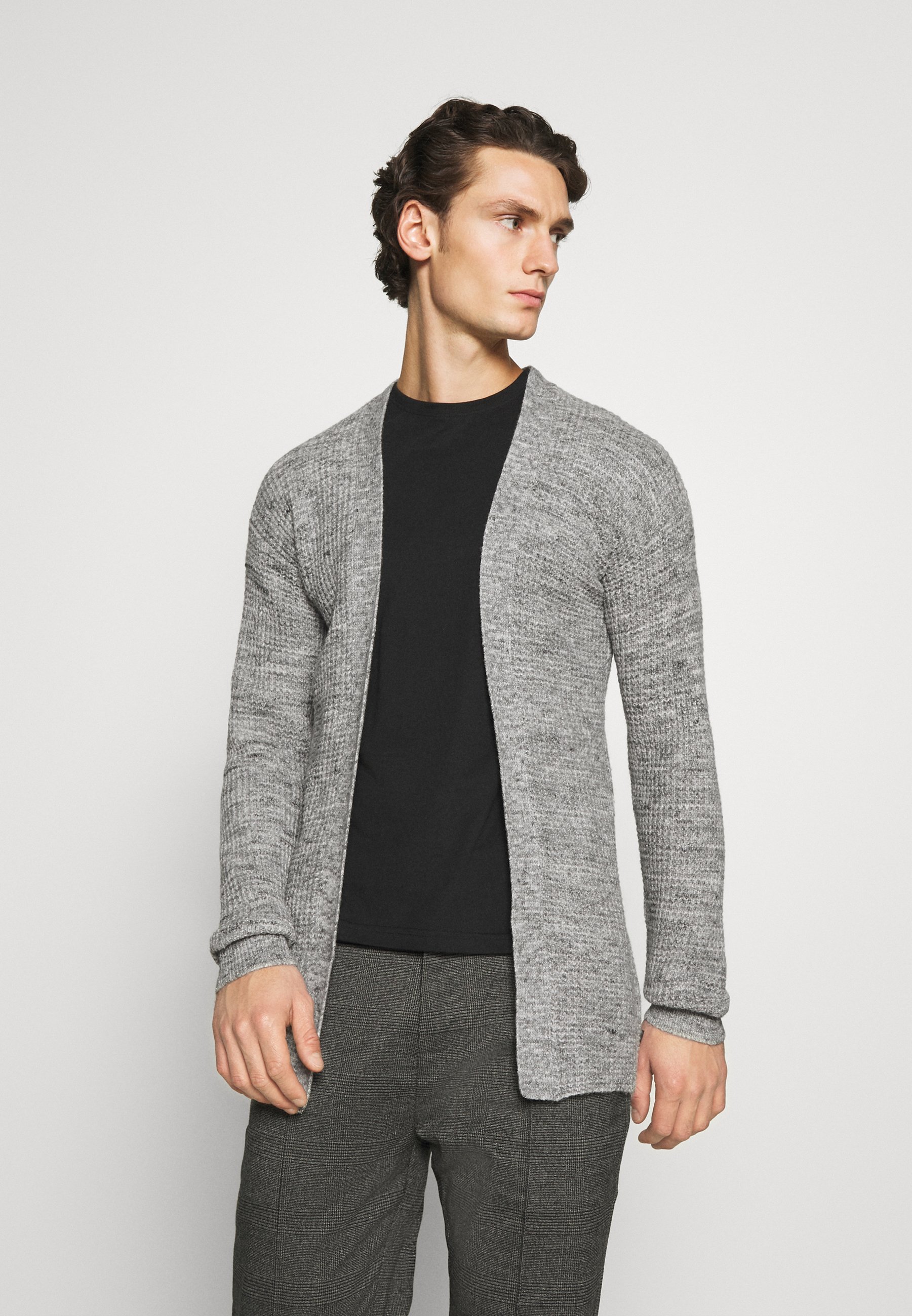 jack and jones cardigan grey