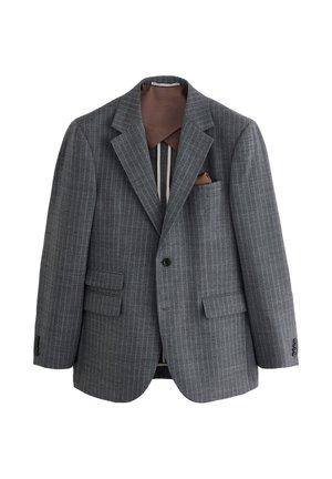 Next, REGULAR FIT - TAILORED FIT WOOL STRIPE - Giacca - grey
