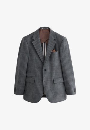 Next, REGULAR FIT - TAILORED FIT WOOL STRIPE - Americana - grey