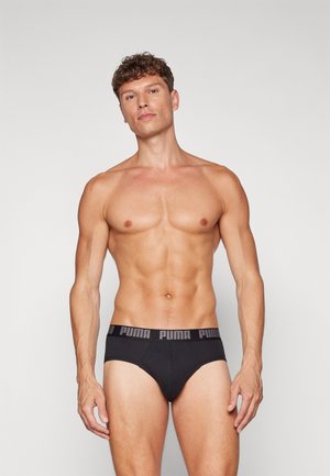 MEN EVERYDAY BRIEFS 2 PACK - Briefs - grey melange/black