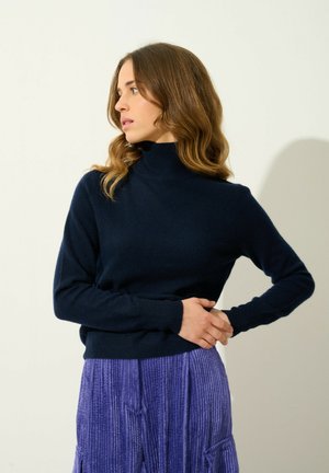 COL ROULÉ - Jersey de punto - navy