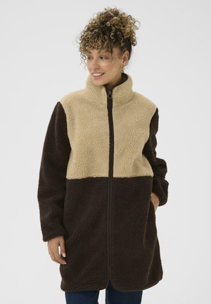 Téli kabát - white pepper/brown