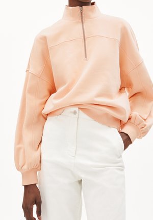 Sweater - mottled apricot