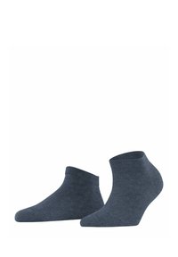 Unselected, dark blue mel