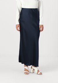 Lindex SKIRT MARY - Fustă maxi - navy blue
