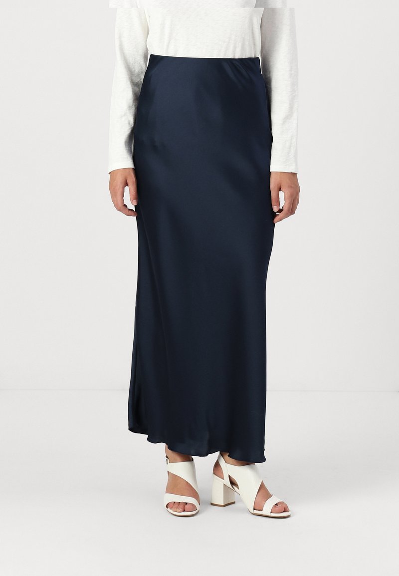 Lindex SKIRT MARY - Fustă maxi - navy blue
