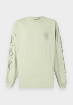 Carhartt WIP TERRESTRIAL - T-shirt à manches longues - pale olive/dollar green
