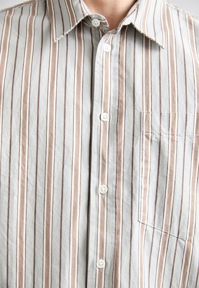 WOOD WOOD ASTER FUN PINSTRIPE SHIRT - Marškiniai - grey