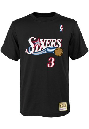 Mitchell & Ness NBA PHILADELPHIA 76ERS &N ALLEN IVERSON - Μπλουζάκι με στάμπα - black