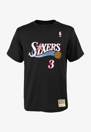 Mitchell & Ness, NBA PHILADELPHIA 76ERS &N ALLEN IVERSON - T-shirt con stampa - black