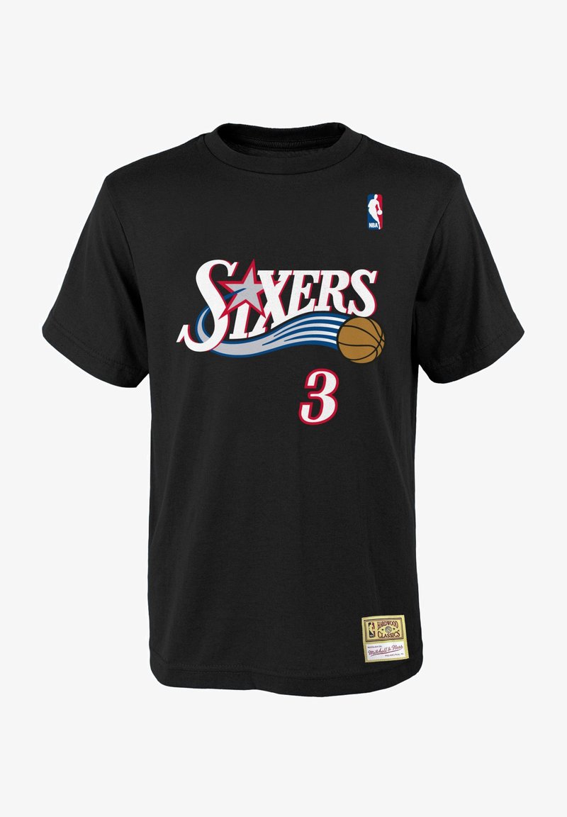Mitchell & Ness NBA PHILADELPHIA 76ERS &N ALLEN IVERSON - Μπλουζάκι με στάμπα - black