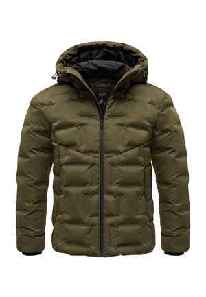 MIT KAPUZE WARM GEFÜTTERT - Winter jacket - olive
