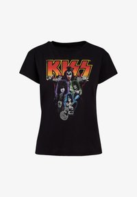 Kiss T Shirt Official Neon Band Black Classic Rock XL - Foto 4